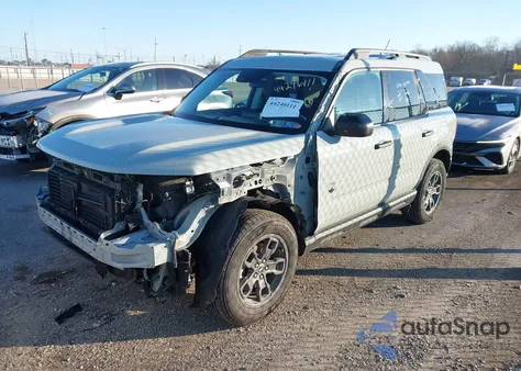 2024 Ford Bronco Sport Big Bend z USA, uszkodzony, nr VIN 3FMCR9B67RRE41318